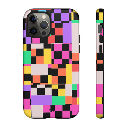 MASHED UP CHECKERBOARD | Tough Phone Case - Trovvve