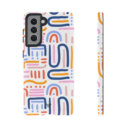 MEMPHIS BOLD LINES | Tough Phone Case - Trovvve