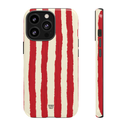 CANDY CANE STRIPE | Tough Phone Case