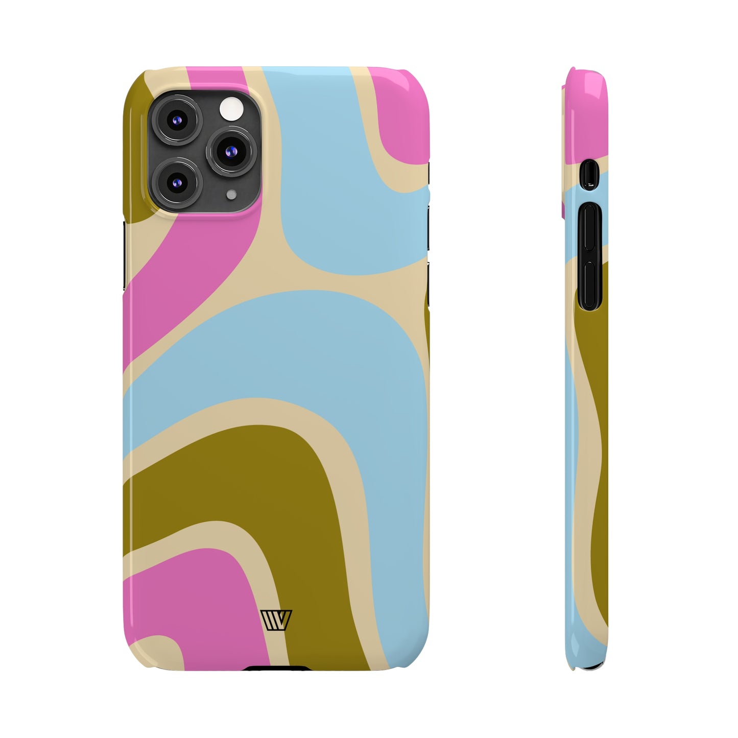 LARGE GROOVY WAVES | Slim iPhone Case - Trovvve