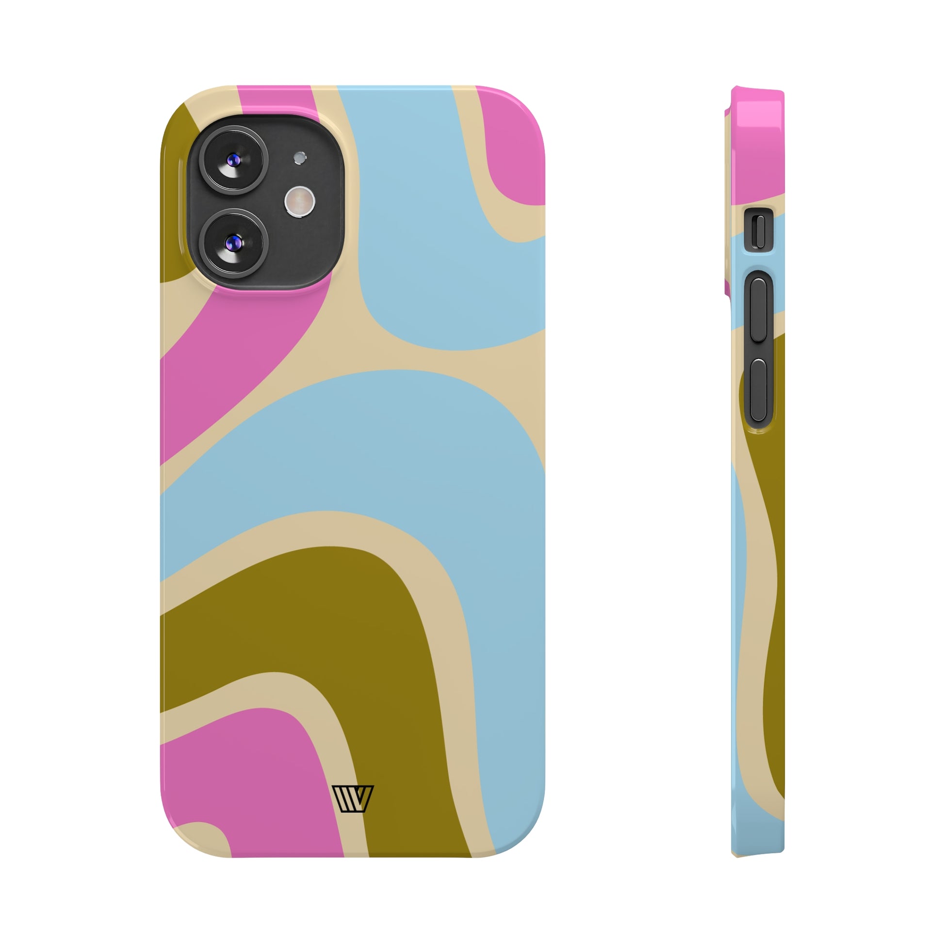 LARGE GROOVY WAVES | Slim iPhone Case - Trovvve