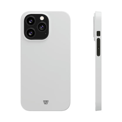 ALL WHITE | Slim iPhone Case