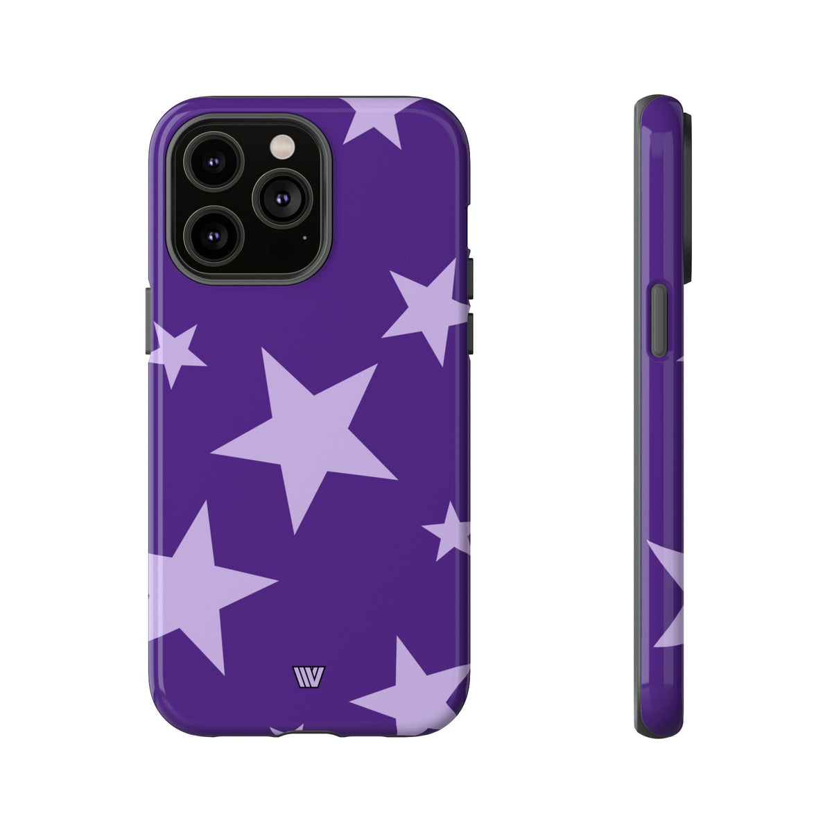 PURPLE BOLD STARS | Tough Phone Case