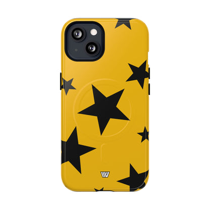 YELLOW BOLD STARS | MagSafe Tough iPhone Case