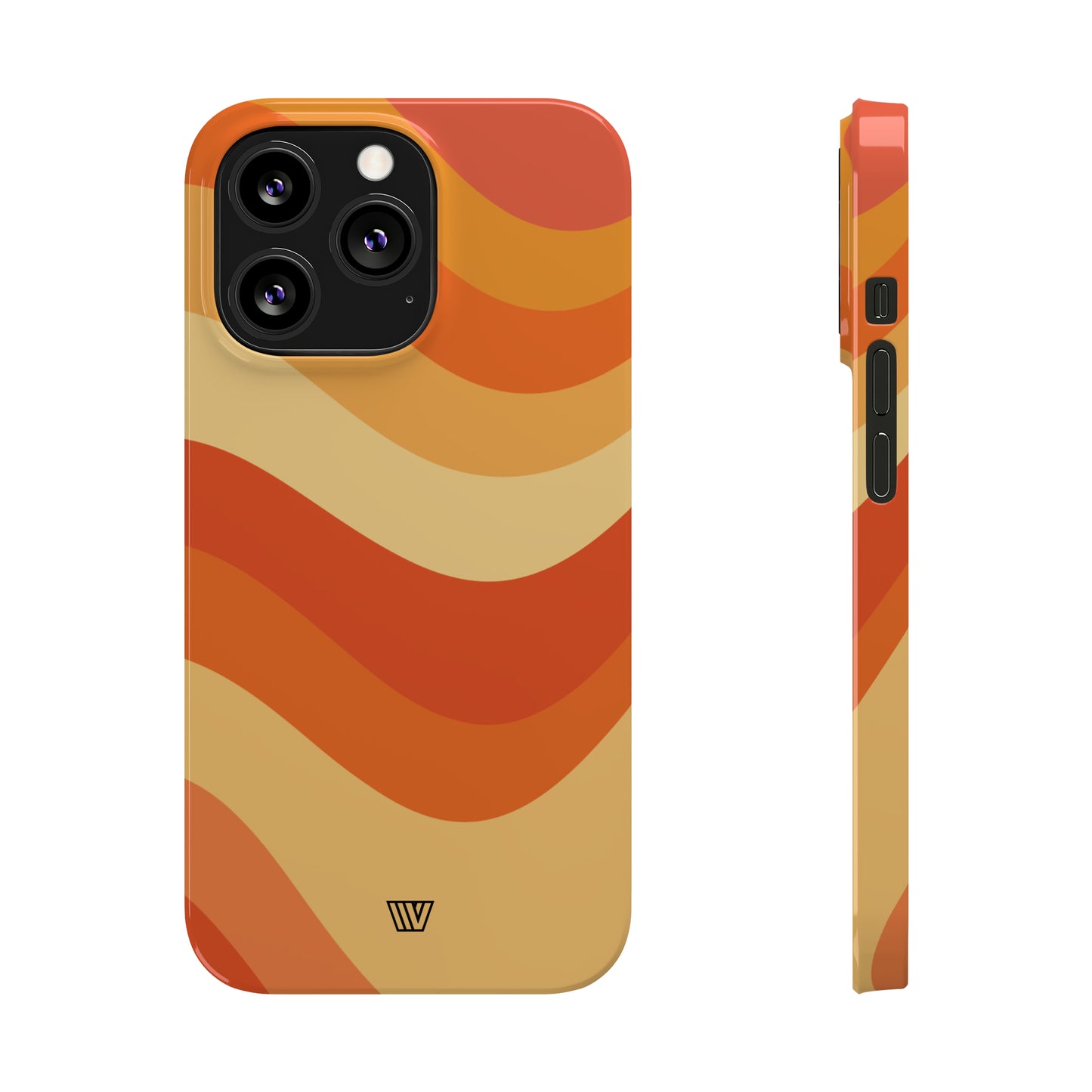 RETRO GROOVY WAVES | Slim iPhone Case - Trovvve