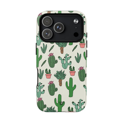 CACTUS DOODLES | MagSafe Tough iPhone Case