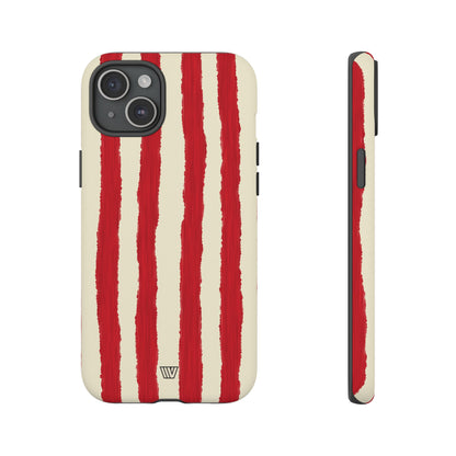 CANDY CANE STRIPE | Tough Phone Case