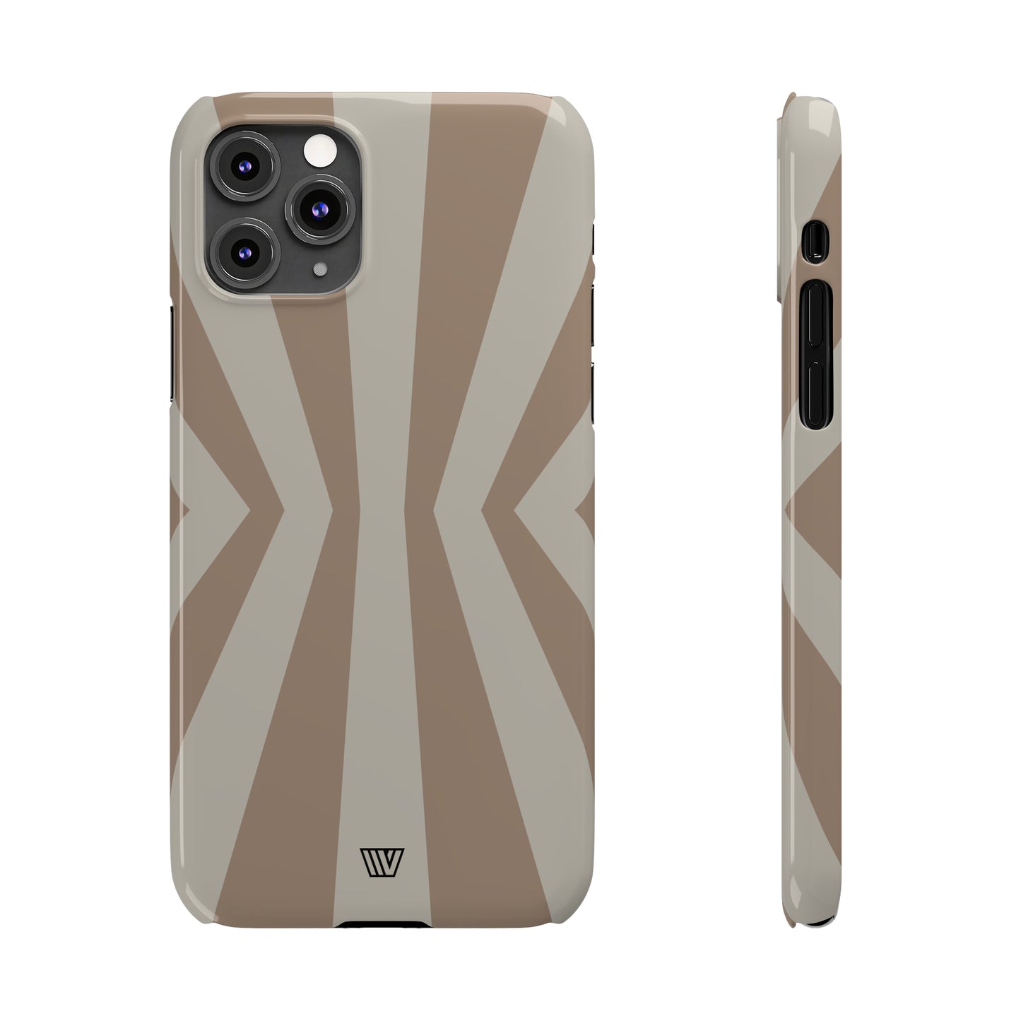 NEUTRAL INWARD LINES | Slim iPhone Case - Trovvve