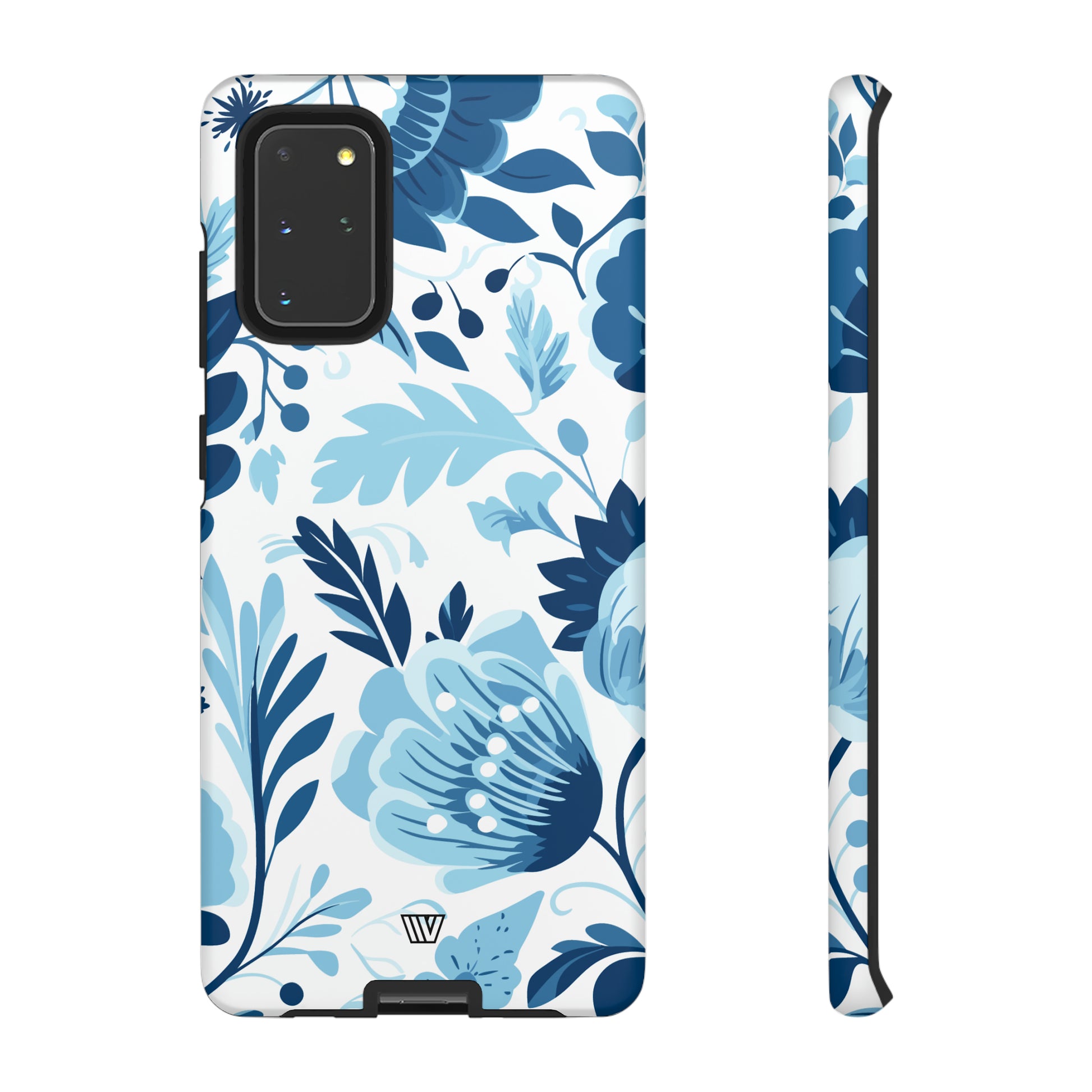 BLUE WHITE FLOWERS | Tough Phone Case - Trovvve