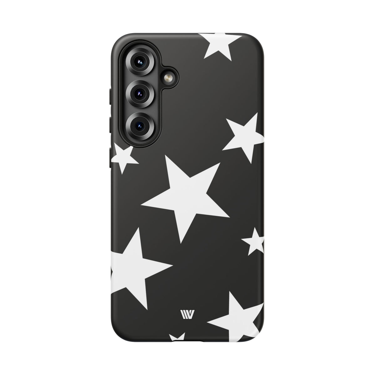 JET BLACK BOLD STARS | Tough Phone Case