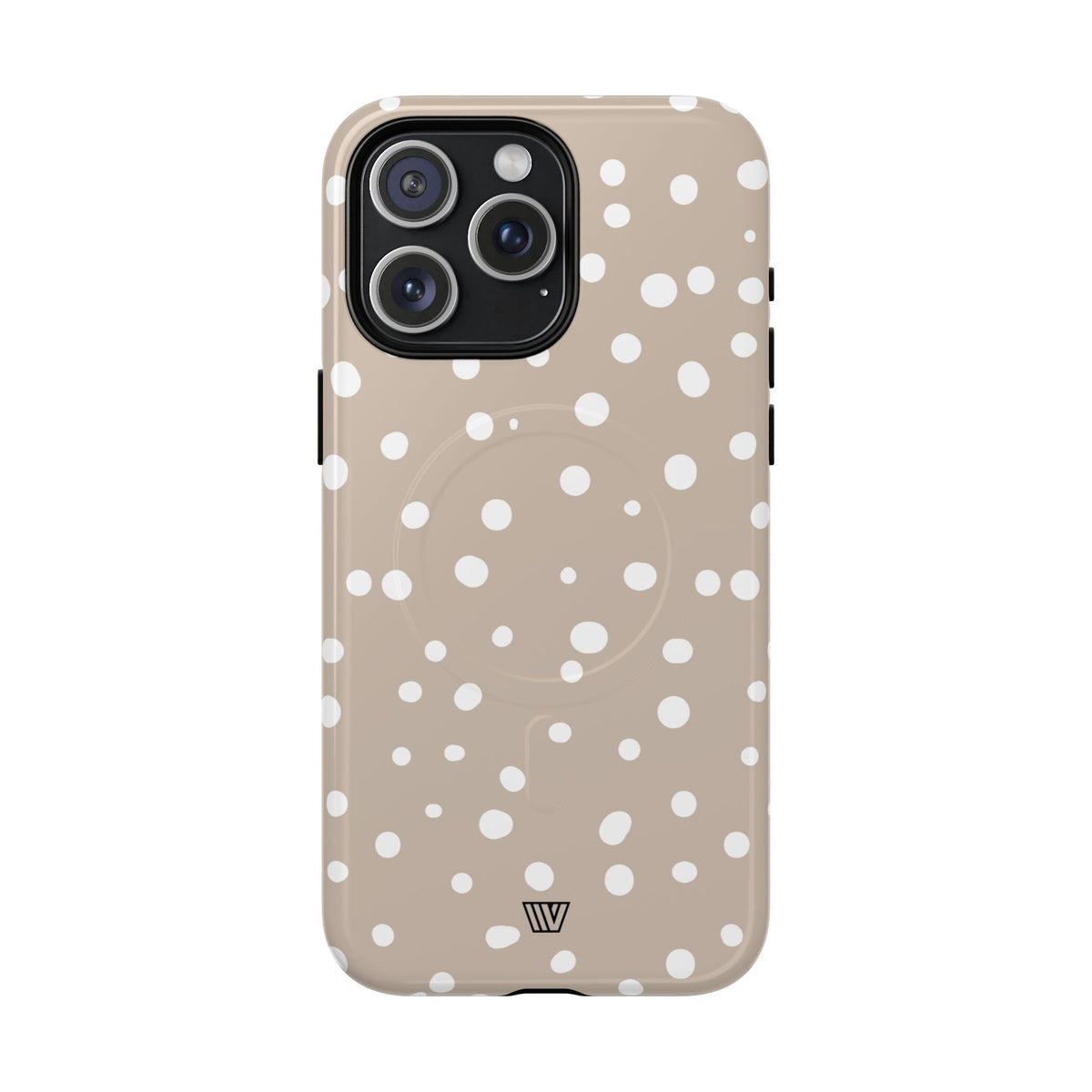 BEIGE DOTS | MagSafe Tough iPhone Case