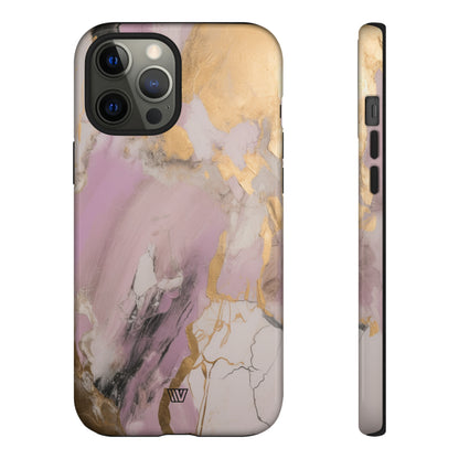 GOLD PINK ABSTRACT PAINTING | Tough Phone Case - Trovvve