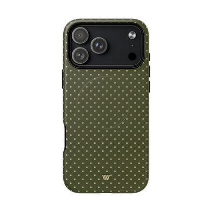 OLIVE CONFETTI | MagSafe Tough iPhone Case