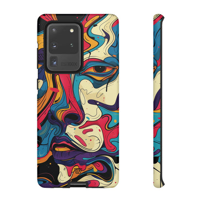 PAINT SWIRL FACE | Tough Phone Case