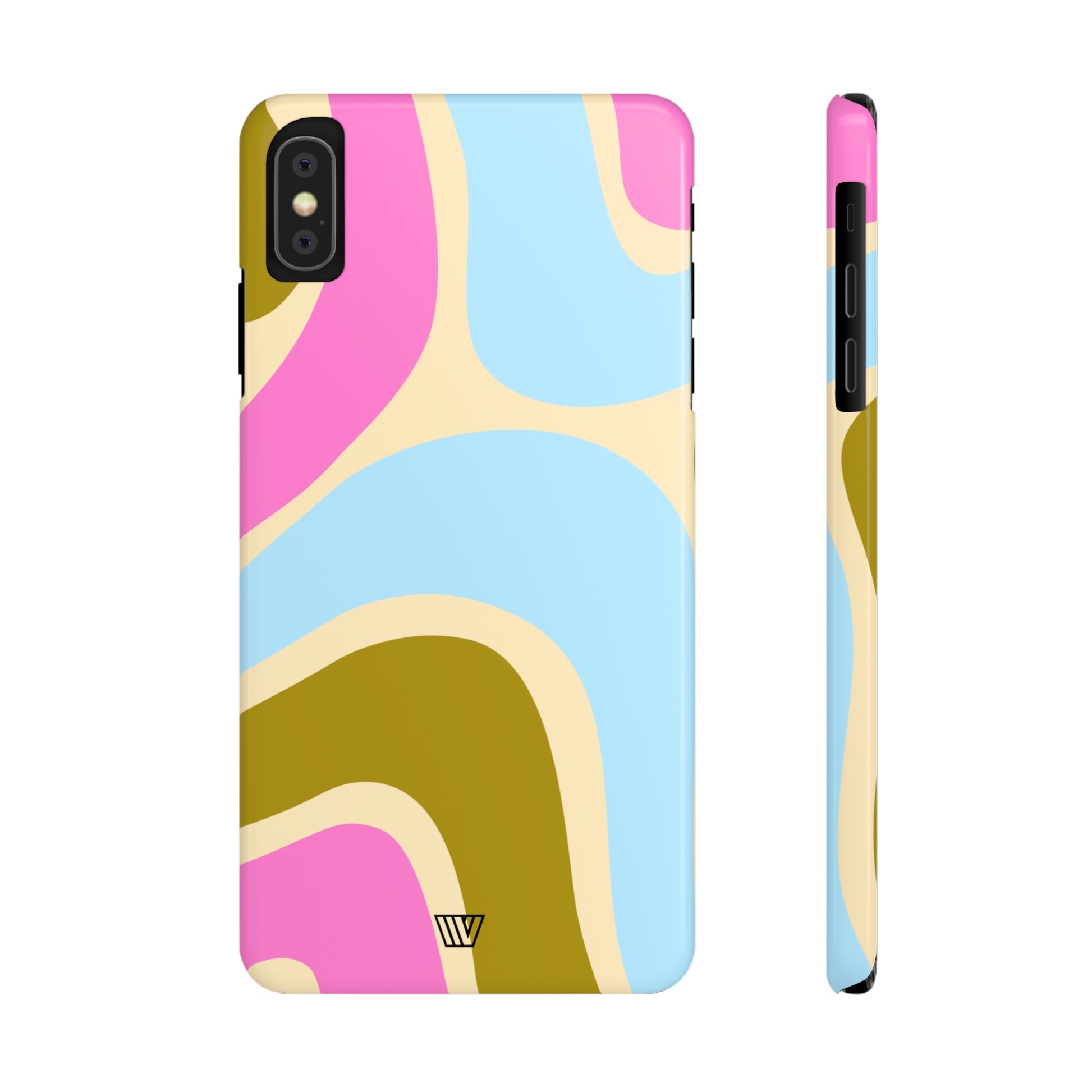 LARGE GROOVY WAVES | Slim iPhone Case - Trovvve