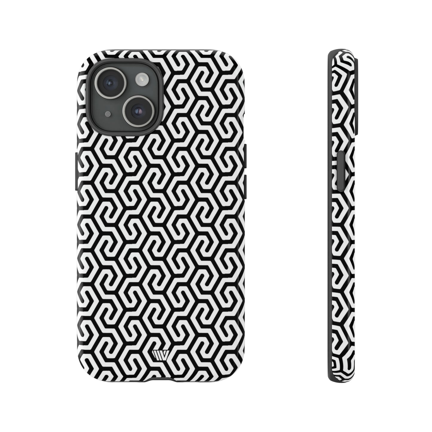 ABSTRACT INTERLOCKING PATTERN | Tough Phone Case