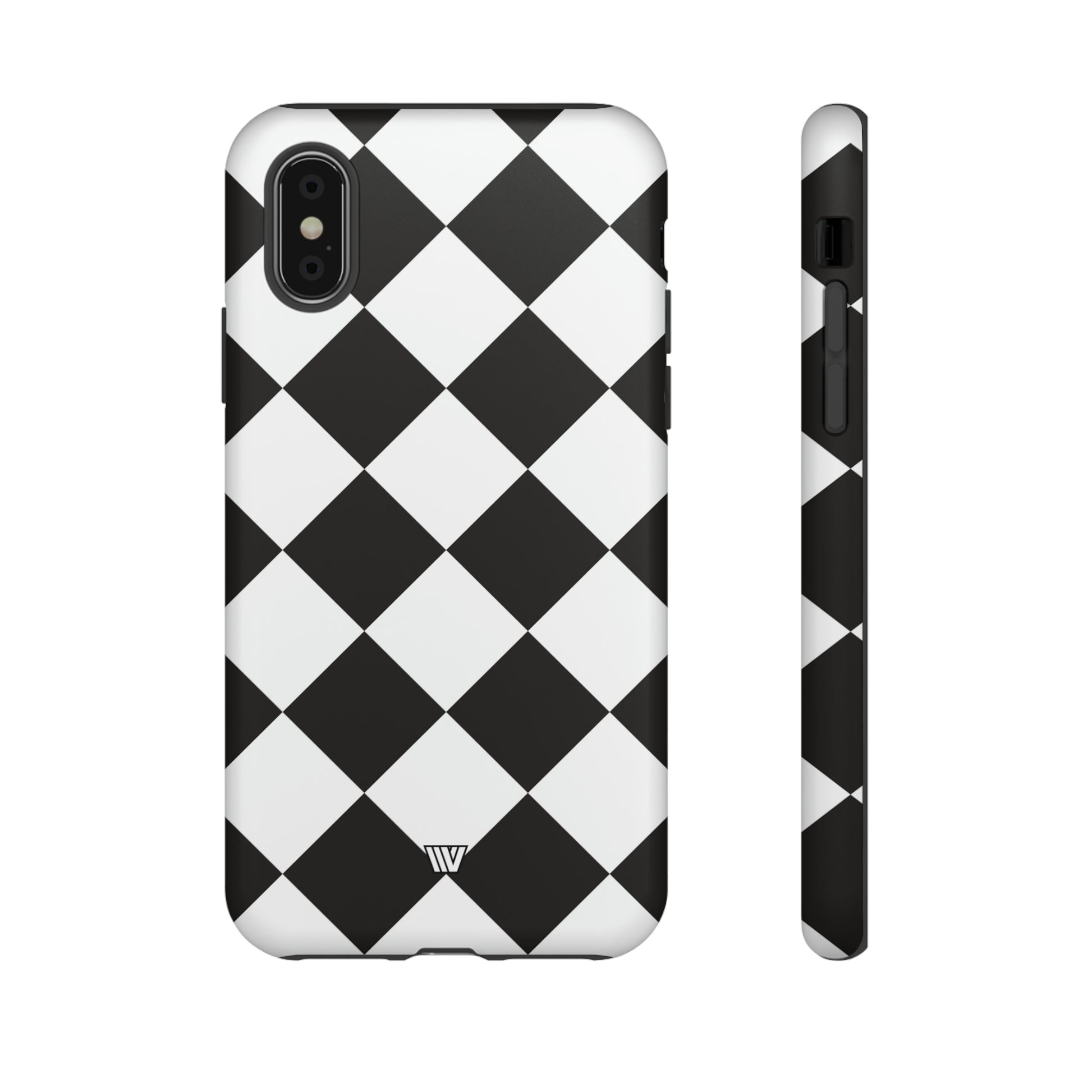 BLACK & WHITE DIAMOND | Tough Phone Case - Trovvve