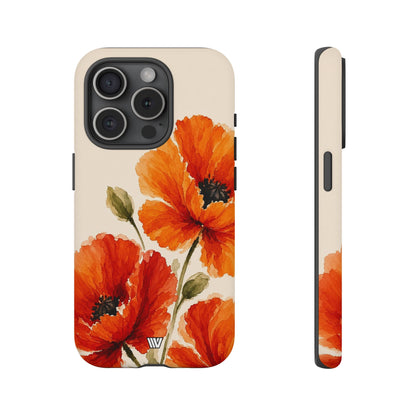 WILD POPPIES | Tough Phone Case
