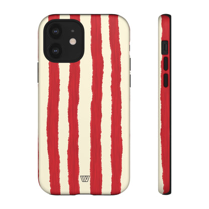 CANDY CANE STRIPE | Tough Phone Case