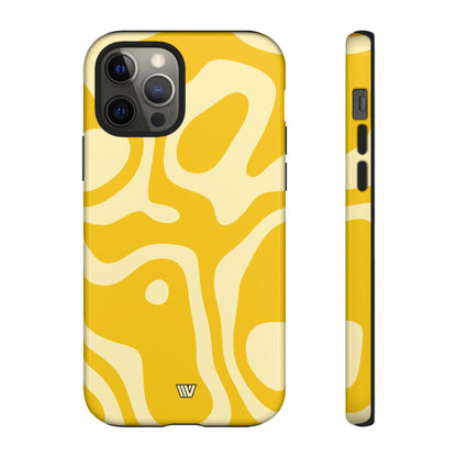 YELLOW SWIRL | Tough Phone Case