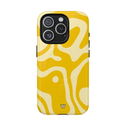 YELLOW SWIRL | MagSafe Tough iPhone Case