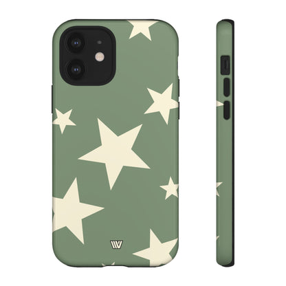 SAGE BOLD STARS | Tough Phone Case