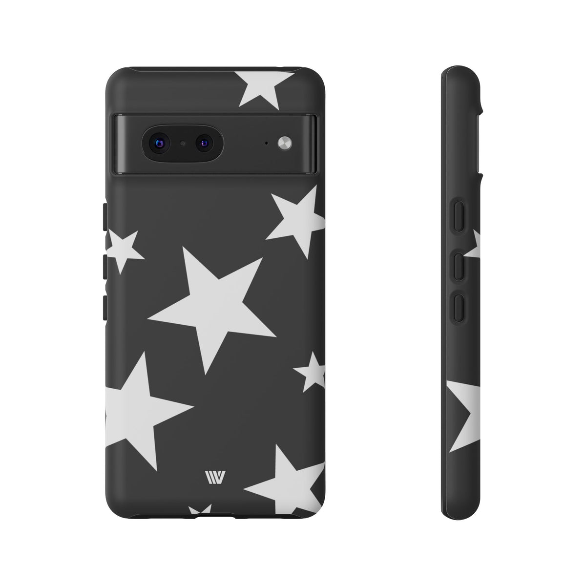 JET BLACK BOLD STARS | Tough Phone Case