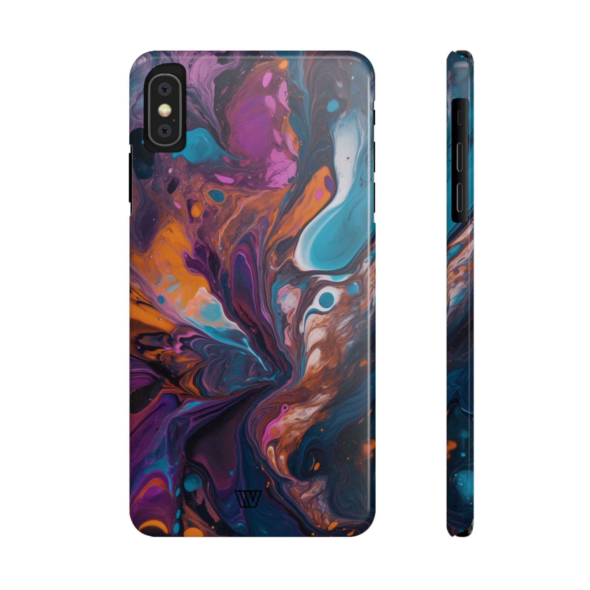 COSMIC PAINT SWIRL | Slim iPhone Case - Trovvve