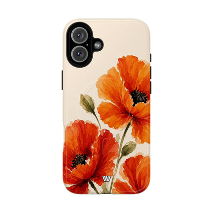 WILD POPPIES | MagSafe Tough iPhone Case