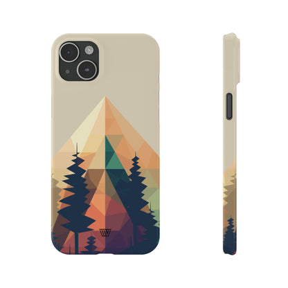 ABSTRACT MOUNTAIN PEAK | Slim iPhone Case