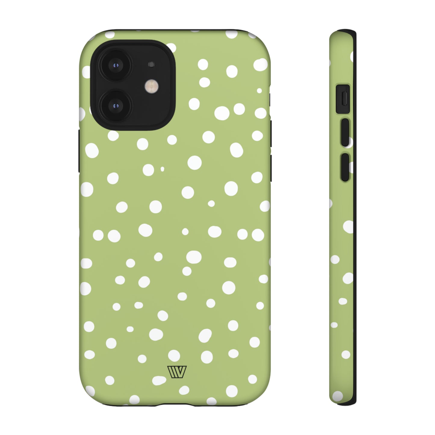 PALE OLIVE DOTS | Tough Phone Case - Trovvve