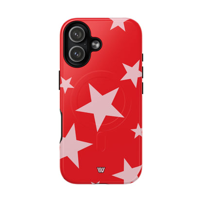 RED BOLD STARS | MagSafe Tough iPhone Case