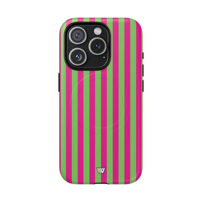 Watermelon Stripe MagSafe Tough iPhone Case – iPhone 15 Pro, Matte