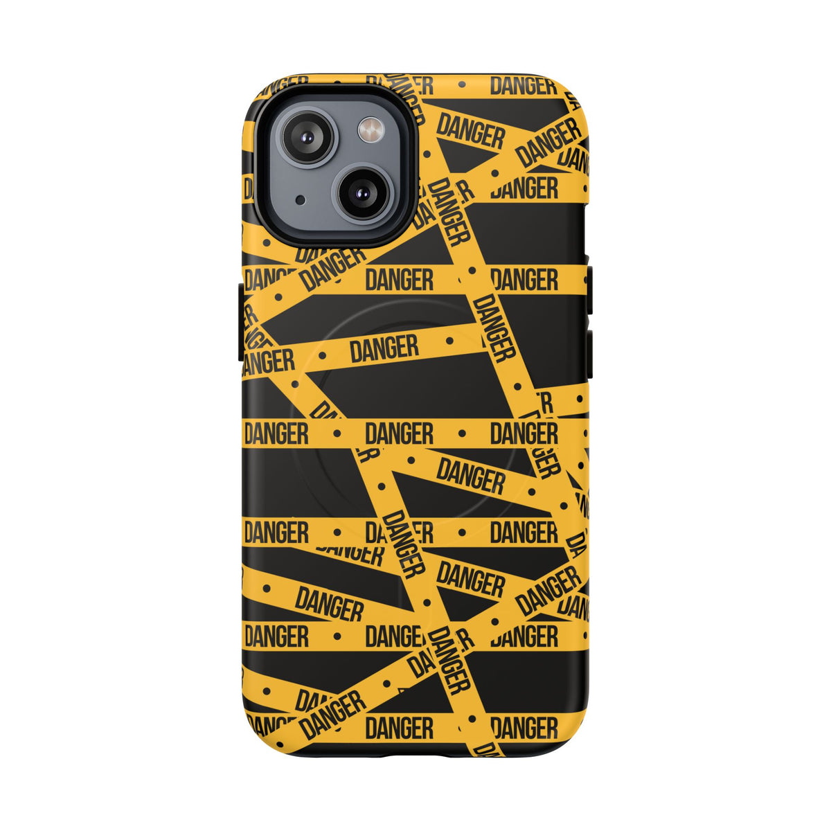 Danger Tape MagSafe Tough iPhone Case – iPhone 14, Matte