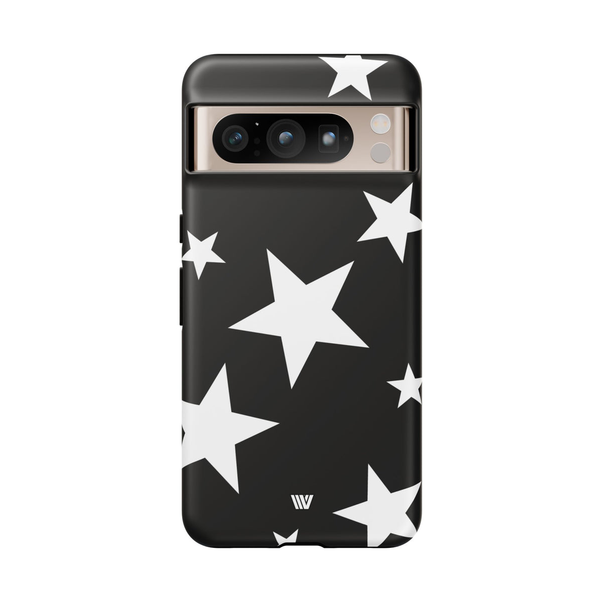 JET BLACK BOLD STARS | Tough Phone Case