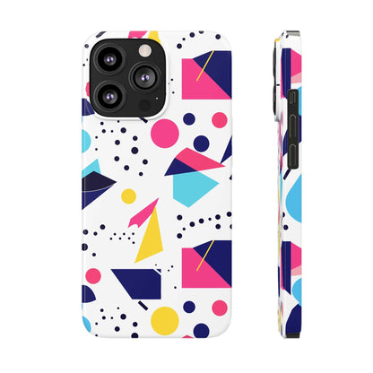 80s / 90s RETRO PATTERN LIGHT | Slim iPhone Case - Trovvve