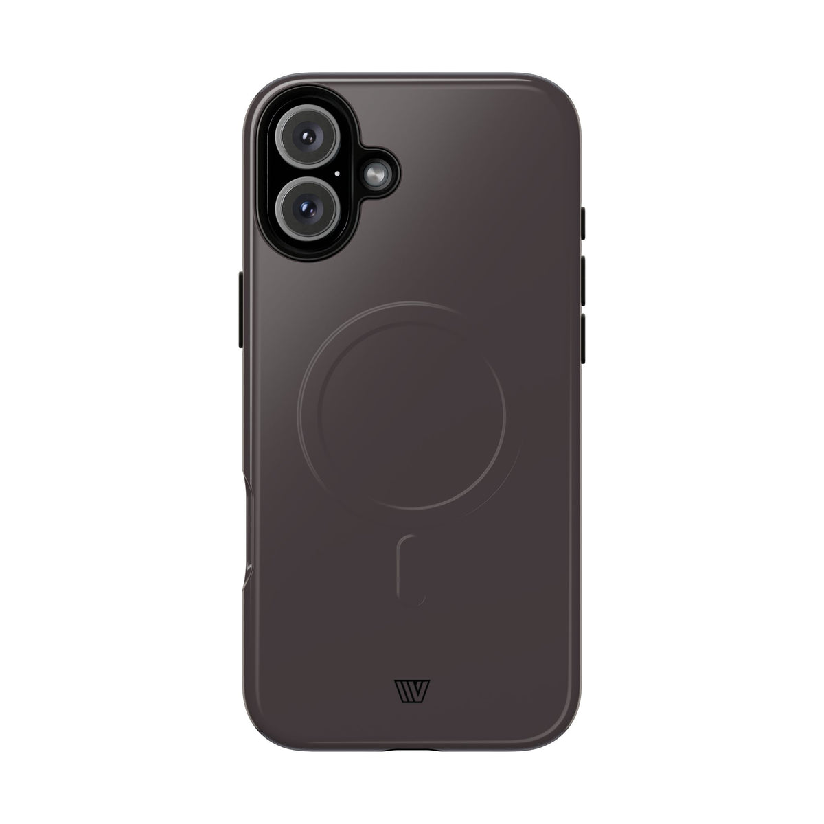 Tundora Grey MagSafe Tough iPhone Case – iPhone 16 Plus, Glossy
