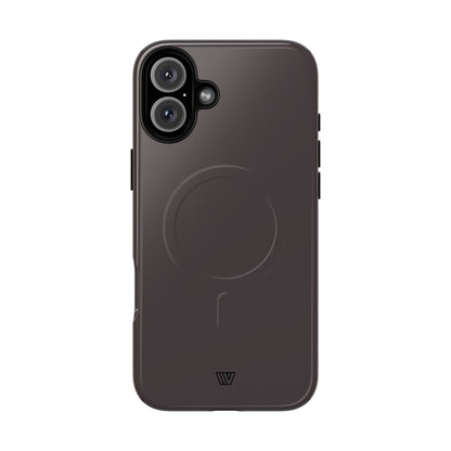 Tundora Grey MagSafe Tough iPhone Case – iPhone 16 Plus, Glossy