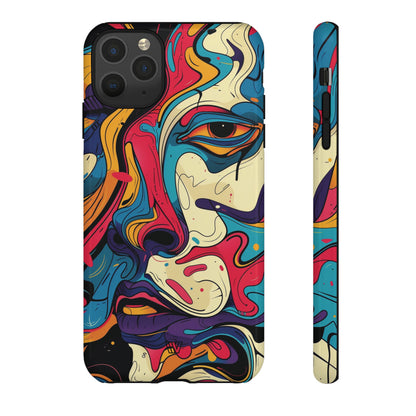 PAINT SWIRL FACE | Tough Phone Case