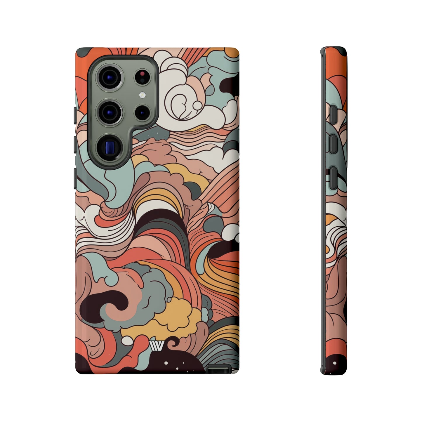 ABSTRACT DOODLE CLOUDS | Tough Phone Case - Trovvve