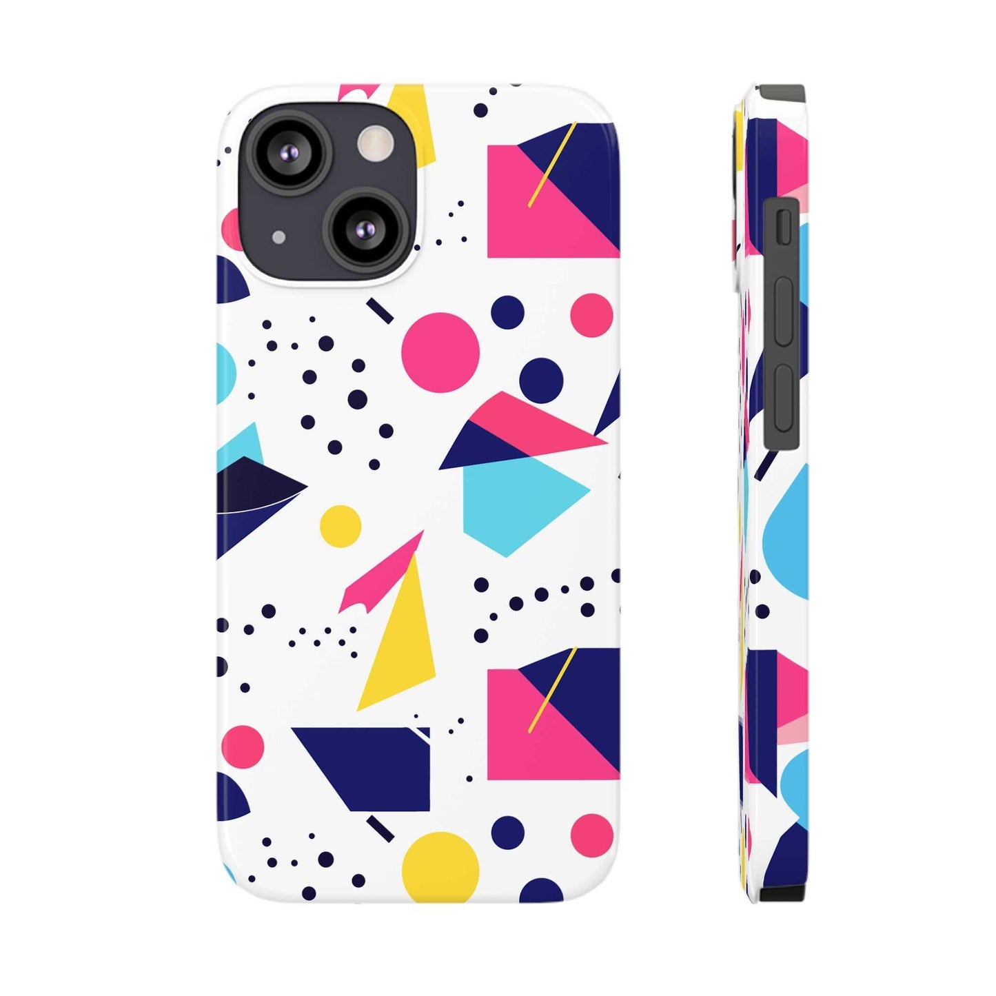 80s / 90s RETRO PATTERN LIGHT | Slim iPhone Case - Trovvve