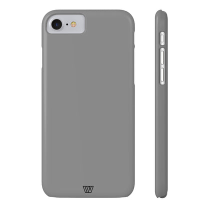 SOLID GRAY | Slim iPhone Case - Trovvve