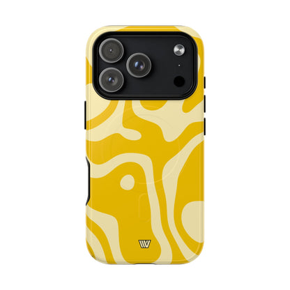 YELLOW SWIRL | MagSafe Tough iPhone Case