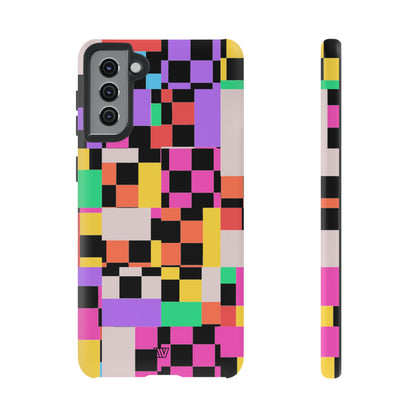 MASHED UP CHECKERBOARD | Tough Phone Case - Trovvve