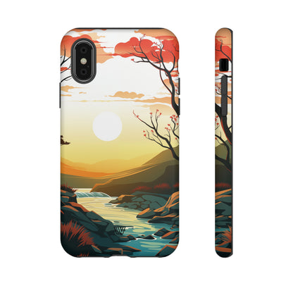 RIVER SUNSET | Tough Phone Case - Trovvve