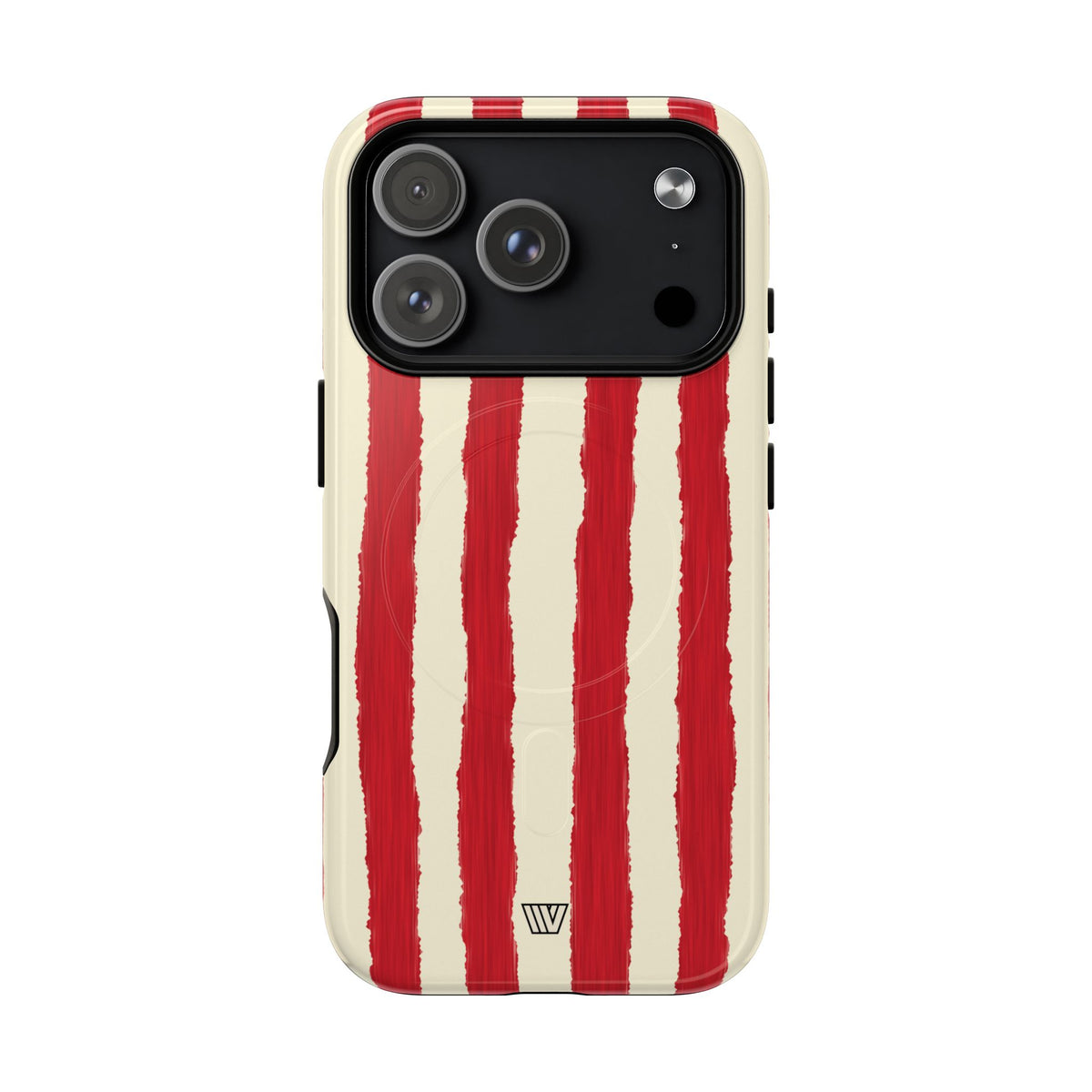 CANDY CANE STRIPE | MagSafe Tough iPhone Case