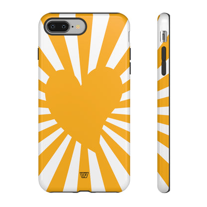 HEART SUN RAYS | Tough Phone Case - Trovvve