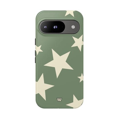SAGE BOLD STARS | Tough Phone Case
