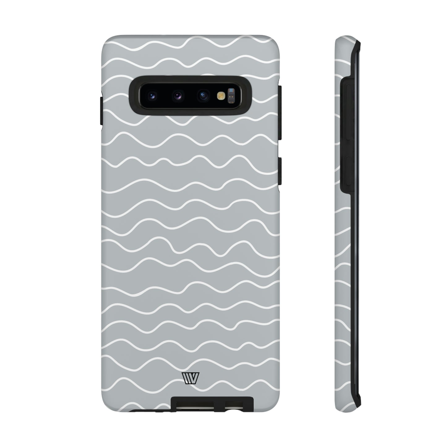 GRAY WAVES | Tough Phone Case