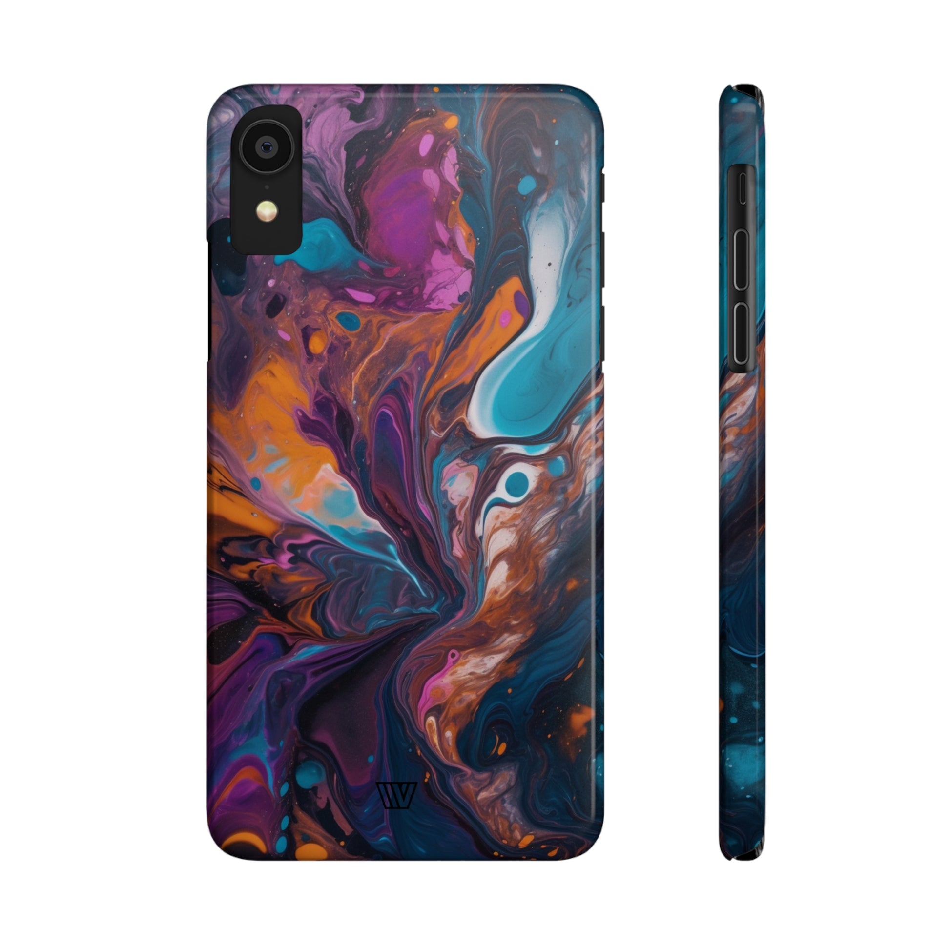 COSMIC PAINT SWIRL | Slim iPhone Case - Trovvve